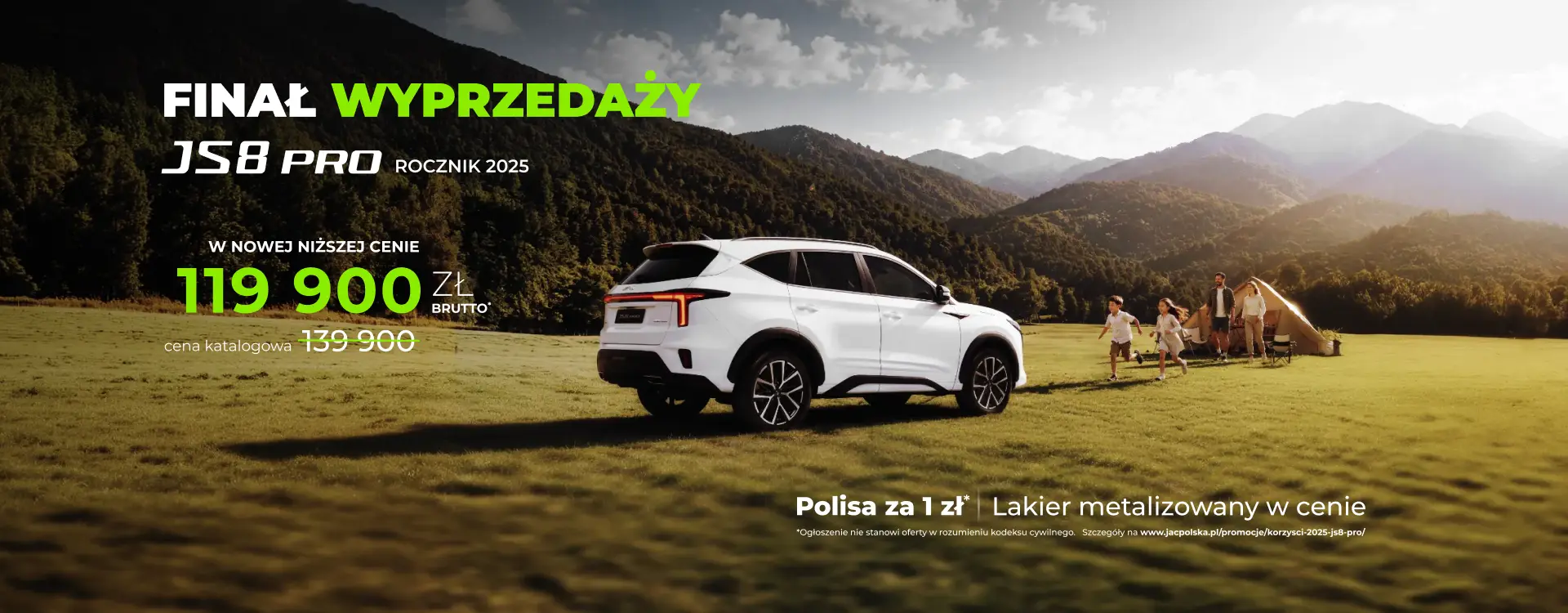 Korzyści na rocznik 2025 JS8 PRO
